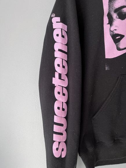 Ariana Grande Sweetener Tour Hoodie Concert Pink Sweatshirt Women’s Medium Tight - Picture 2 of 8